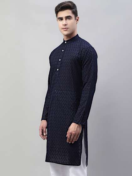 Jompers Pure Cotton Embroidered Kurta