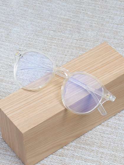 Ted Smith Unisex Solid Round Sunglasses