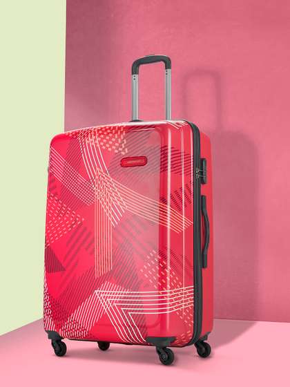 Aristocrat Printed
                        Dual Edge 360 Medium Trolley Suitcase - 65 cm