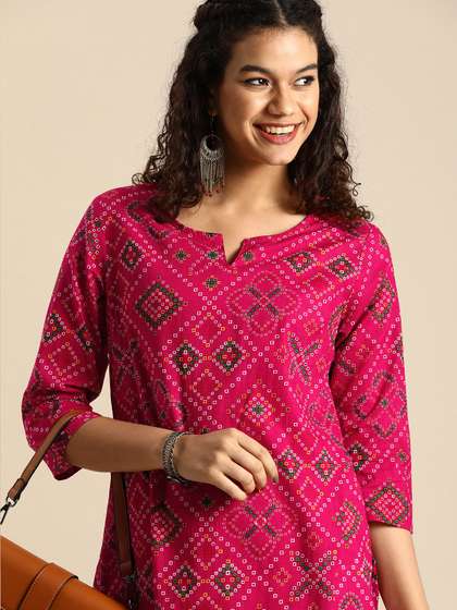 Anouk Women Bandhani Printed Kurta