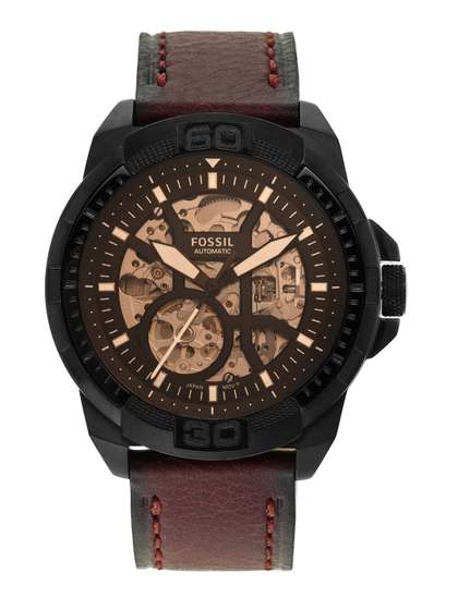 Fossil Men Brown
                    Analogue Automatic Motion Powered Watch ME3219