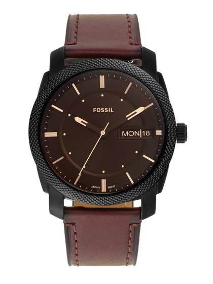 Fossil Men Brown Dial
                    & Leather Straps Analogue Watch - FS5901