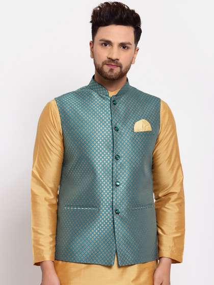 Badoliya & Sons Men Solid Nehru Jackets