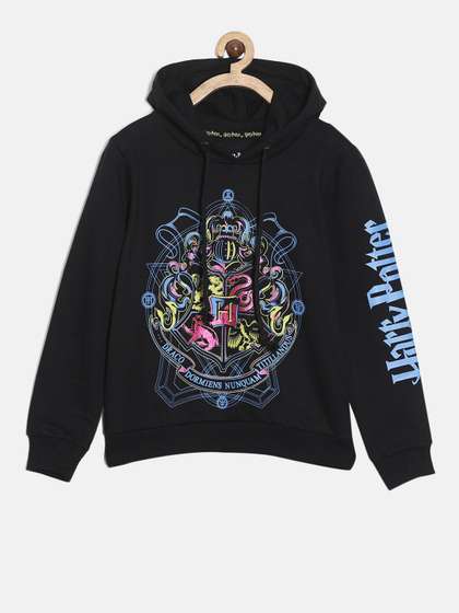 Kids Unisex Harry Potter
                    Printed Hooded Cotton Sweatshirt
