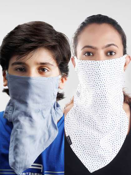 Dream of Glory Inc Kids
                    Pack of 2 Pure Cotton Reusable Anti-Pollution Cloth
                    Masks