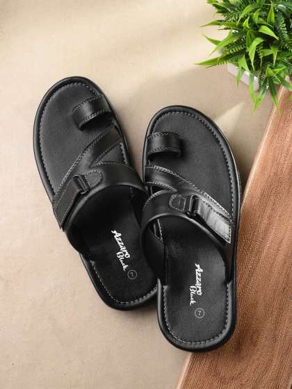 Price History of Azzaro Black Men Flip Flops from Myntra 111 5249186