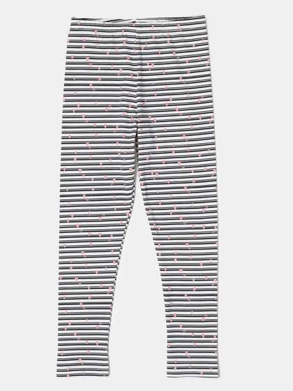 Jockey Girls Super
                      Combed Cotton Elastane Stretch Printed Slim Fit
                      Leggings-UG08