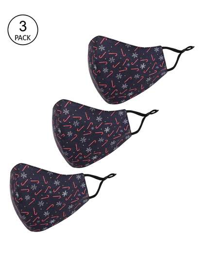 Tossido Kids Pack Of 3
                    Printed 3-Ply Pure Cotton Protective Outdoor Cloth
                    Masks