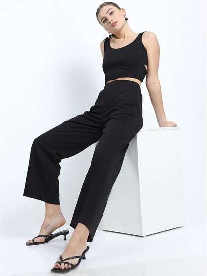 Tokyo Talkies Women Solid Co-Ords