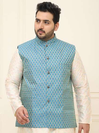 SOJANYA PLUS Plus Size Men Nehru Jacket