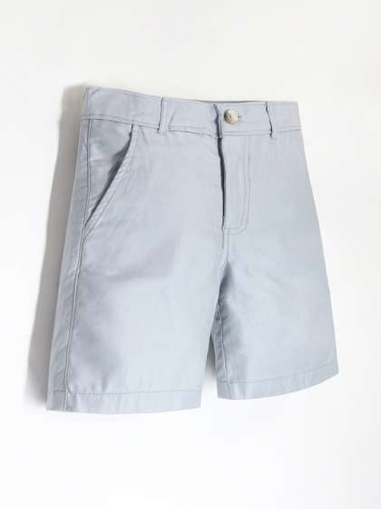 Cherry Crumble Boys Grey
                    Pure Cotton Chino Shorts