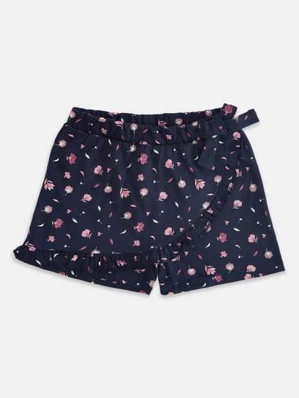 Pantaloons Junior Girls Floral Printed Skirts