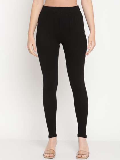 TAG 7 Women Black
                        Ankle-Length Leggings