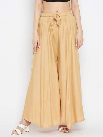 Clora Creation Women Flared Palazzos
