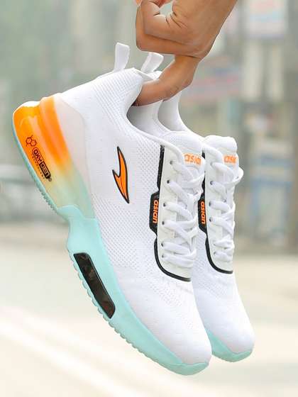 ASIAN Men White Mesh
                        Running Shoes