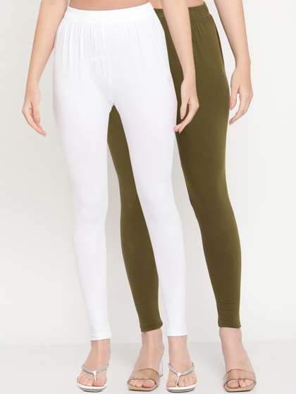 TAG 7 Women Pack of
                        2 Solid Ankle Length Leggings