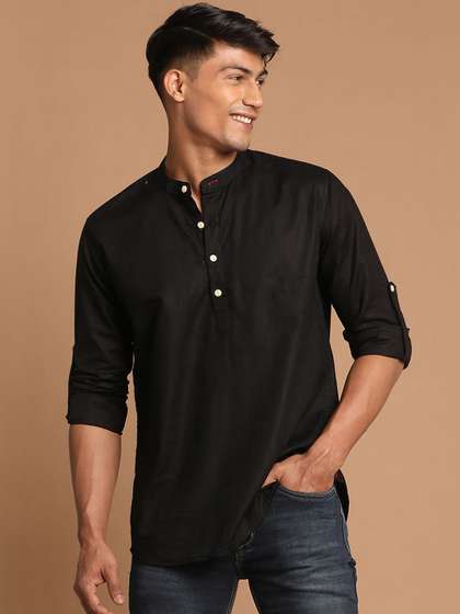 VASTRAMAY Men Short Kurta