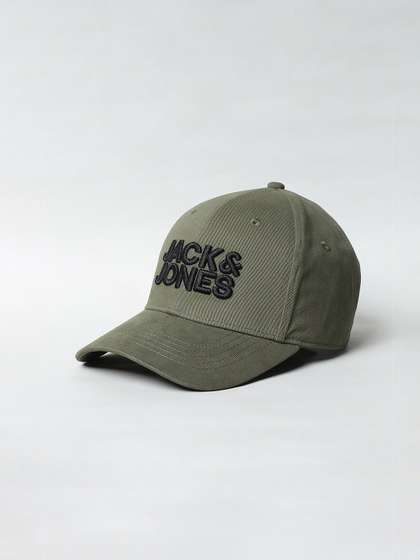 Jack & Jones Men
                    Green Embroidered Baseball Cap
