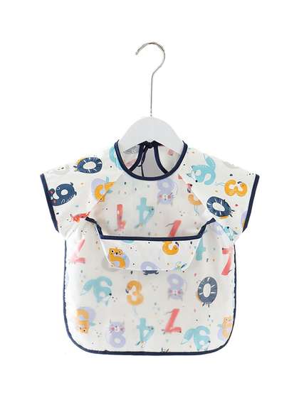 SYGA Kids White Printed
                    Bibs