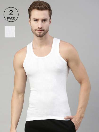 DIXCY SCOTT Men Pack
                        of 2 Combed Cotton With Structured Knit For
                        Better Air Flow Vest