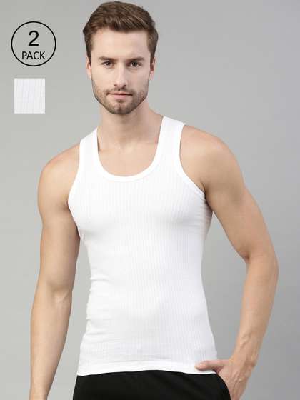 DIXCY SCOTT Men Pack
                        of 2 Combed Cotton With Structured Knit For
                        Better Air Flow Vest