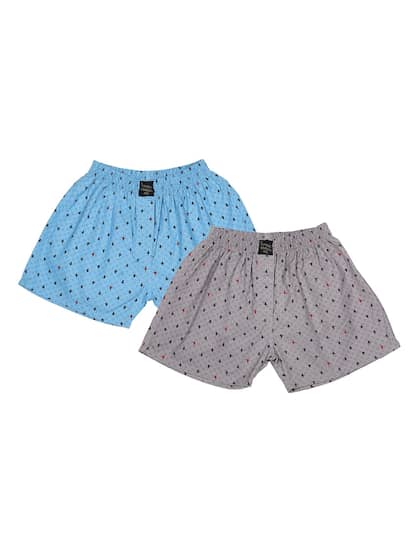 CREMLIN CLOTHING Boys Pack Of 2 Printed Pure Cotton Boxers