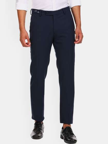 Arrow Men Solid
                        Regular Fit Formal Trousers