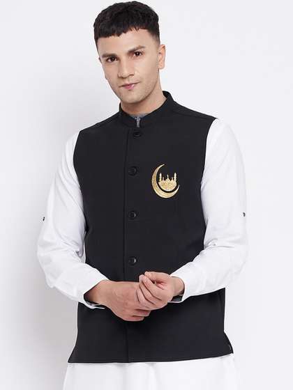 even Men Woven Nehru Jacket