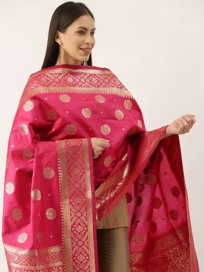 Silk Land Pure Banarasi Silk Dupatta