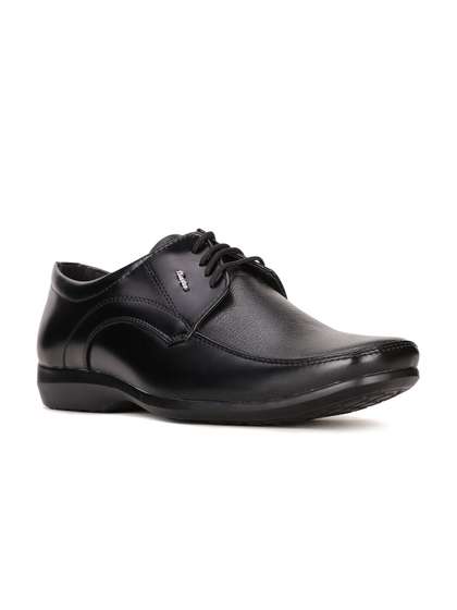 Bata Men Black Solid
                        Formal Derbys
