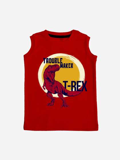 x2o Unisex Kids Red
                    Innerwear Vests