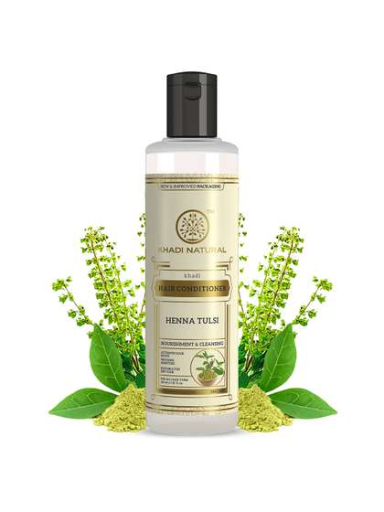 Khadi Natural Henna Tulsi Conditioner to Activate Roots - 210ml