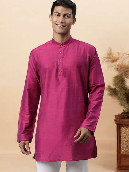 TATTVA Men Solid Cotton Kurta
