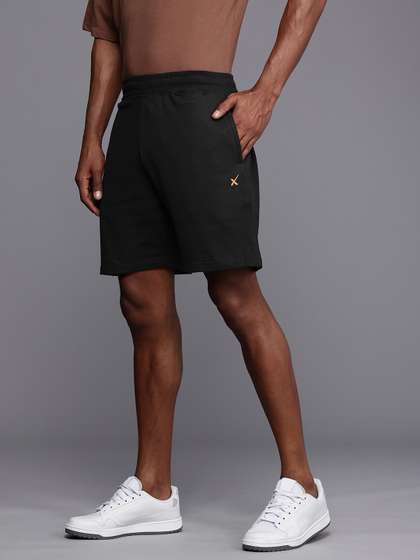 HRX by Hrithik
                        Roshan Men Black Solid Shorts