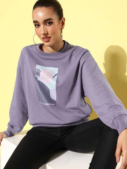The Roadster Life
                        Co. Printed Hello Monsoon Hyper Graphics
                        Sweatshirt