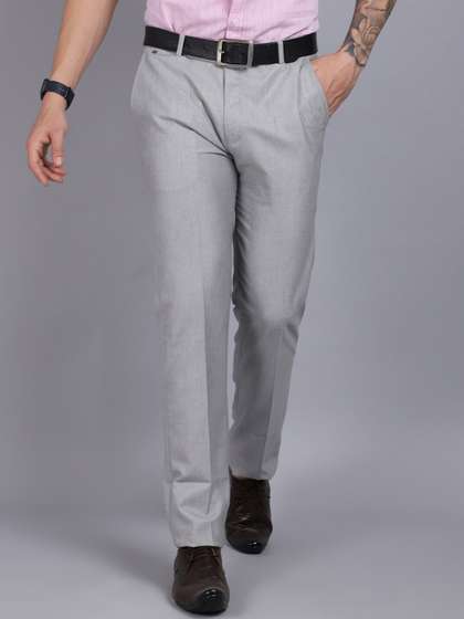 Cantabil Men Grey
                        Formal Cotton Trouser