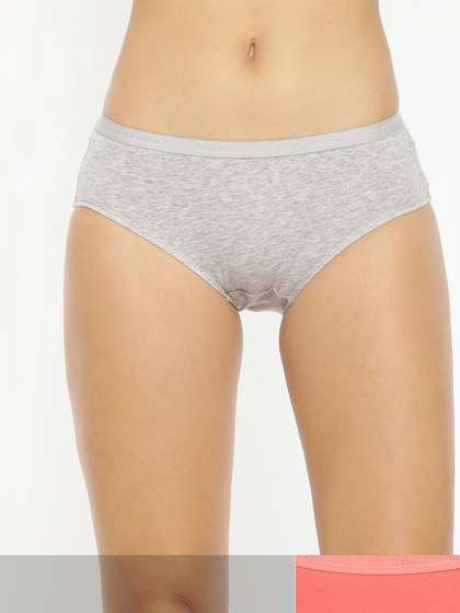 Van Heusen Women
                        Assorted Pack of 2 Solid Anti Bacterial No Marks
                        Waistband Hipster Panty