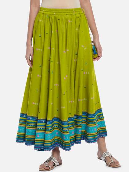 AKKRITI BY PANTALOONS Women Printed Maxi Skirts