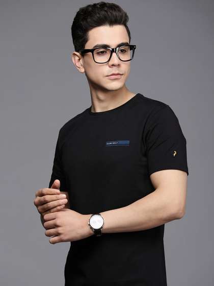 Allen Solly Men Brand Logo Printed Slim Fit T-shirt
