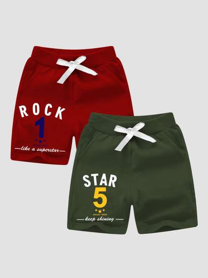 x2o Boys Green Printed
                    Outdoor Shorts