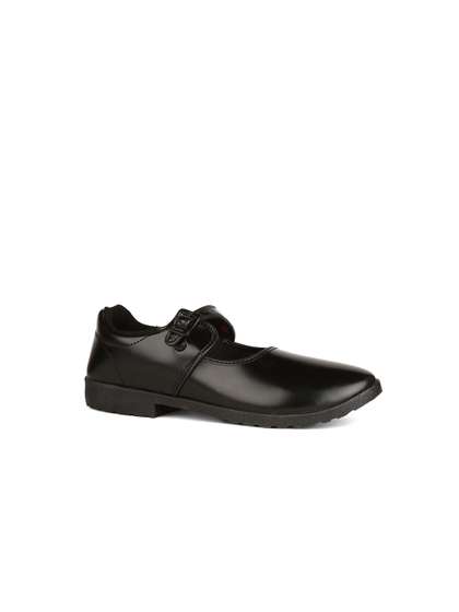 Bata Girls Black
                        Slip-On School Shoes