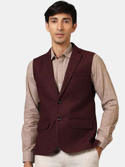 Wintage Men Solid Jacket