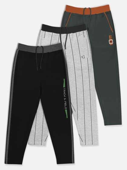HELLCAT Boys Pack of 3
                    Cotton Track Pants
