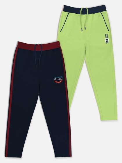 HELLCAT Boys Pack Of 2
                    Solid Track Pants