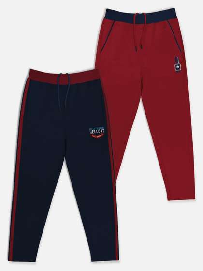 HELLCAT Boys Pack Of 2
                    Solid Track Pants