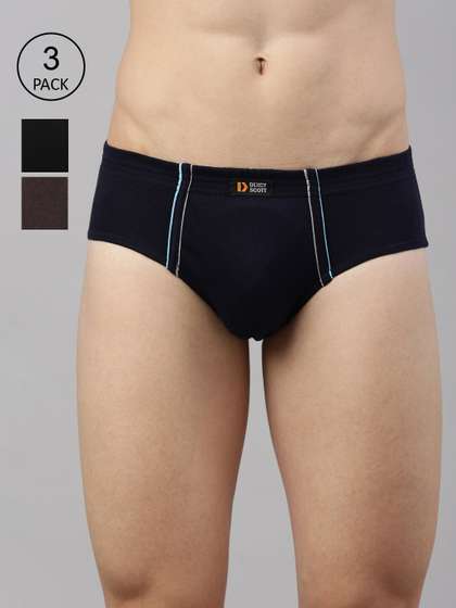 DIXCY SCOTT Men Pack
                        of 3 Combed Cotton Sweat Absorbent Waistband
                        Brief