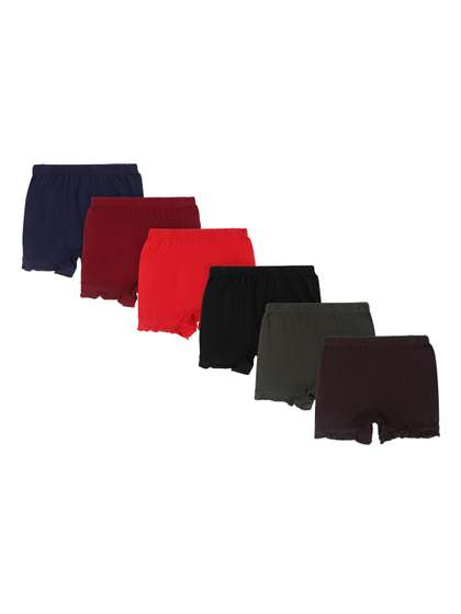 DYCA Pack Of 6 Kids
                    Assorted Solid Cotton Briefs