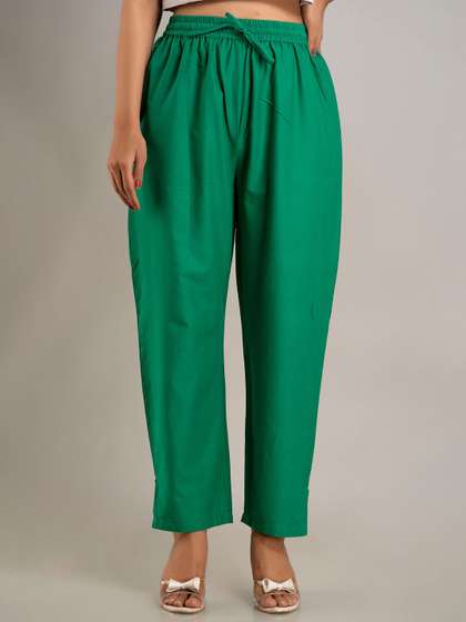 DORIYA Women Solid Palazzos
