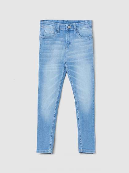 max Boys Blue Low
                      Distress Heavy Fade Jeans