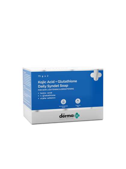 The Derma co. Set Of 2
                    Kojic Acid + Glutathione Daily Soap with
                    Alpha-Arbutin - 75 g Each